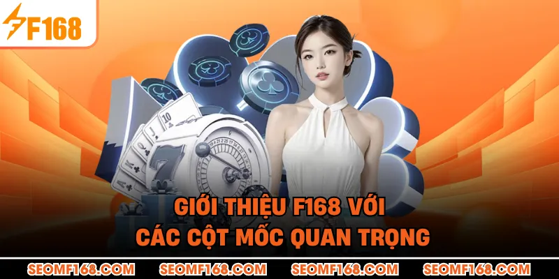 Giới thiệu F168 với các cột mốc quan trọng